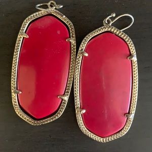 Kendra Scott Danielle Red earrings